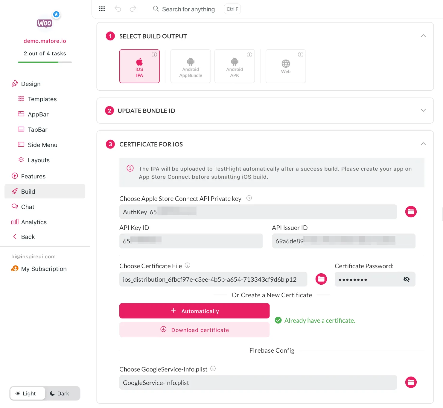 Build iOS on Cloud