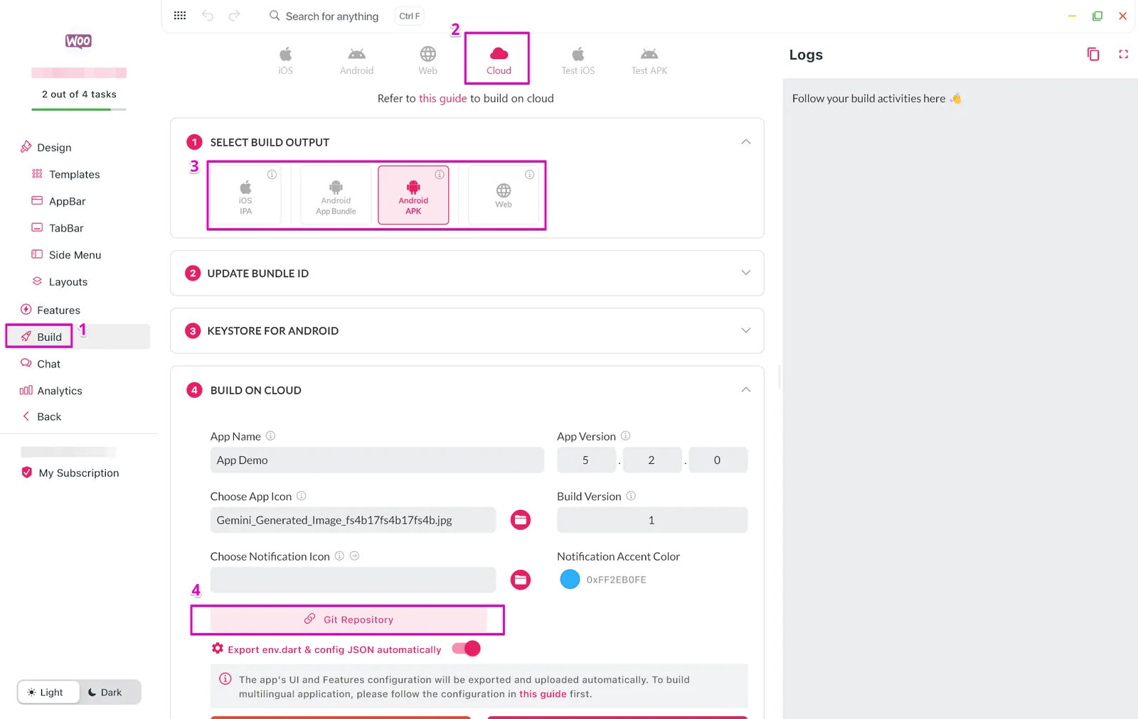 Git Repository Integration