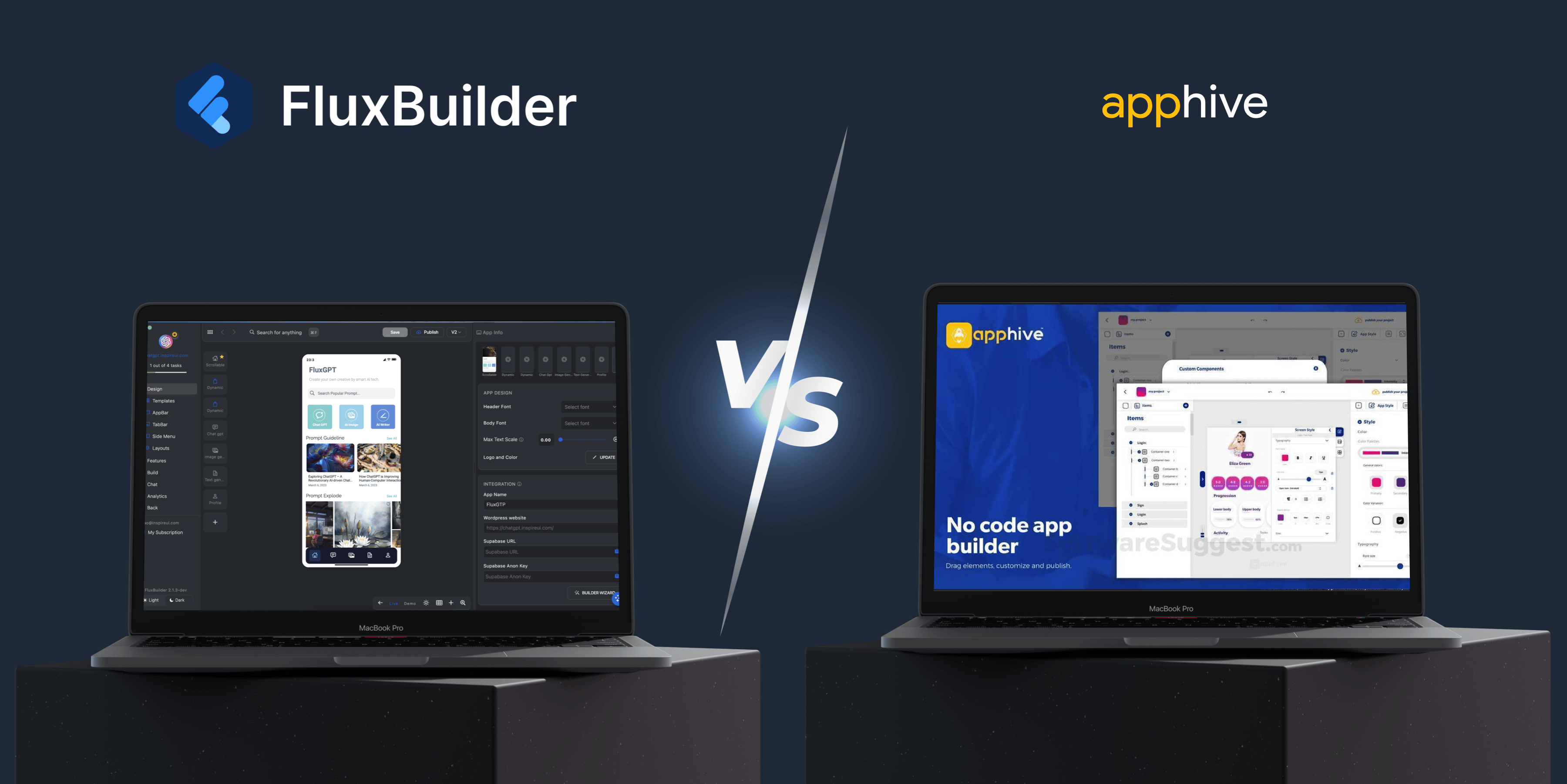 FluxBuilder vs AppHive