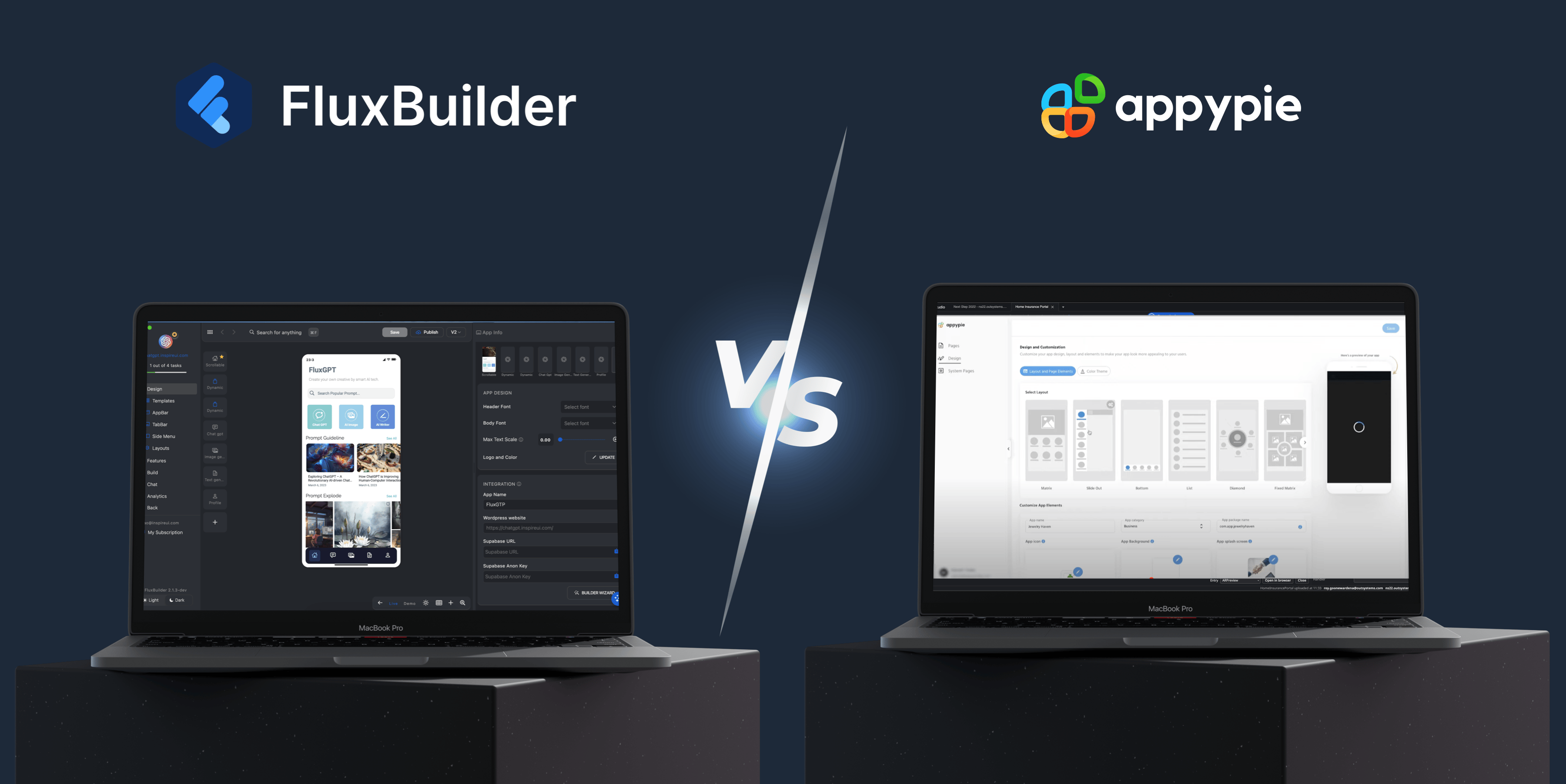 FluxBuilder vs. Appy Pie