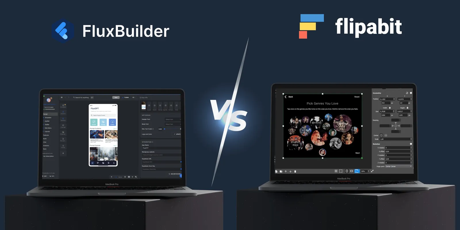 FluxBuilder vs. Flipabit