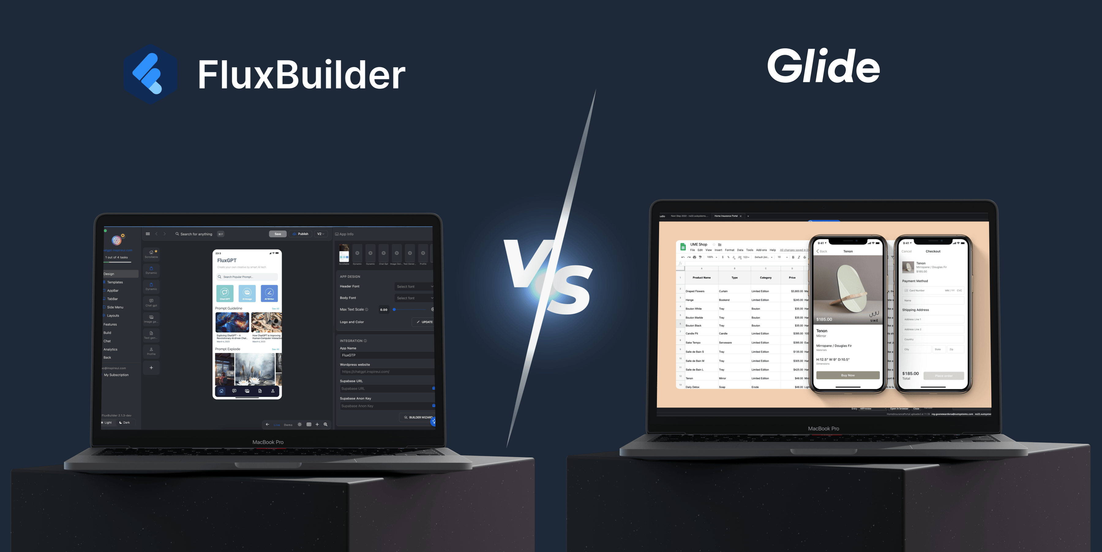 FluxBuilder vs. Glide